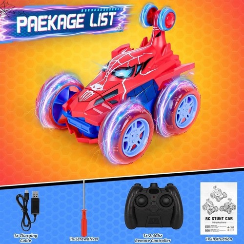 Spiderman stunt car - rc,