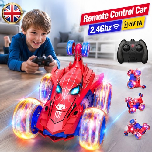 Spiderman stunt car - rc,