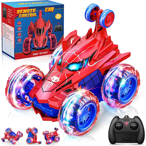 Spiderman stunt car remote - rc,