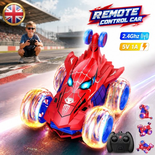 Spiderman stunt car - spiderman, rc