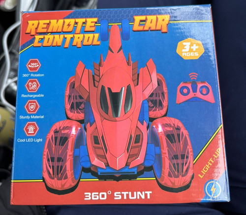 Spiderman stunt car remote - rc,