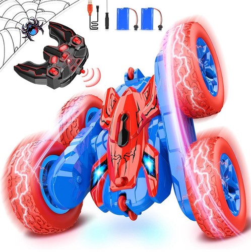 Spiderman stunt car remote - spiderman,