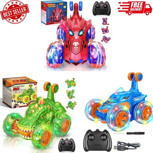 Spiderman stunt car remote - rc,