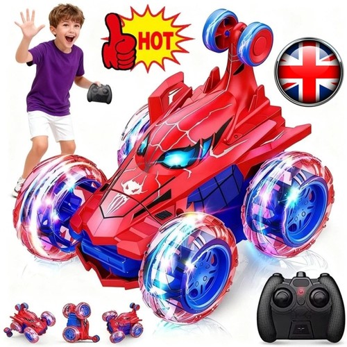 Spiderman stunt car remote - rc,