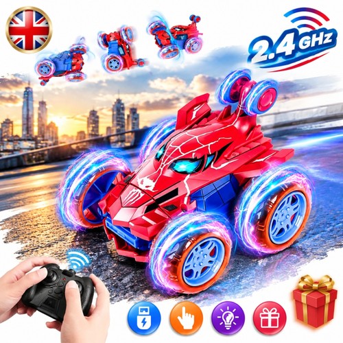 Spiderman stunt car - rc,