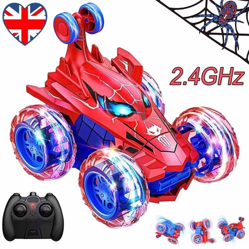 New spiderman stunt car - stunt,
