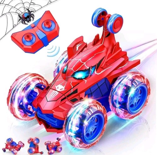 Spiderman stunt car remote - rc,
