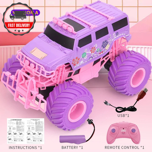 Pink off road climbing car - off-road,